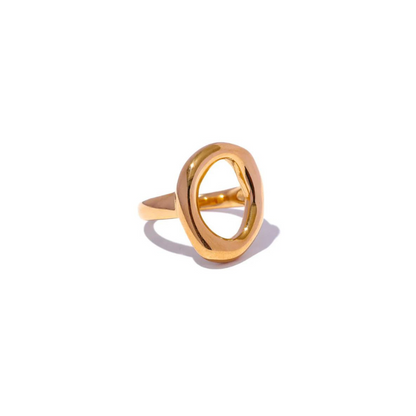 Golden Hollow Ring