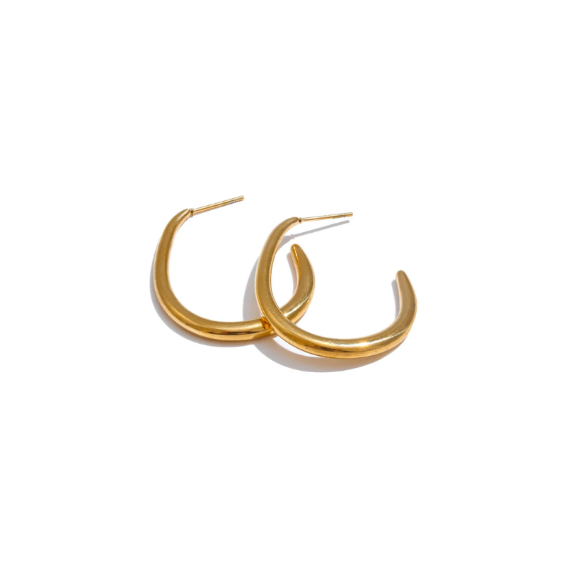 Smooth Hoops Earrings