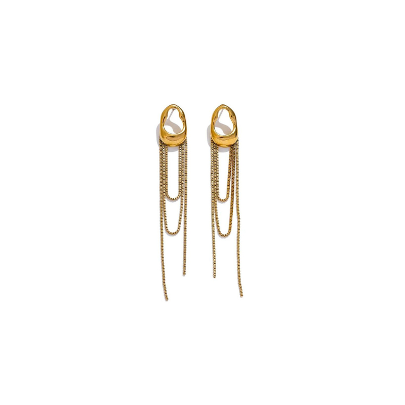 Pure Gold Drops Earrings