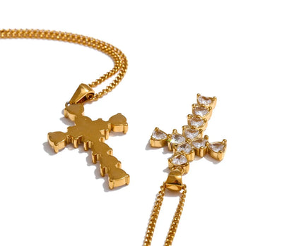 Golden Cross Necklace