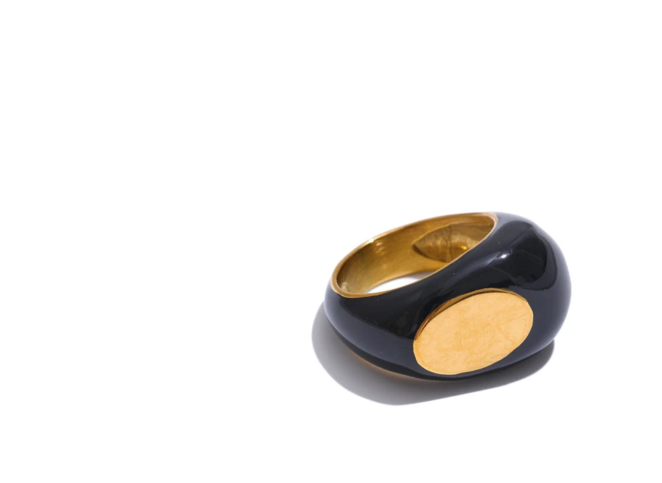 Aura Black Ring