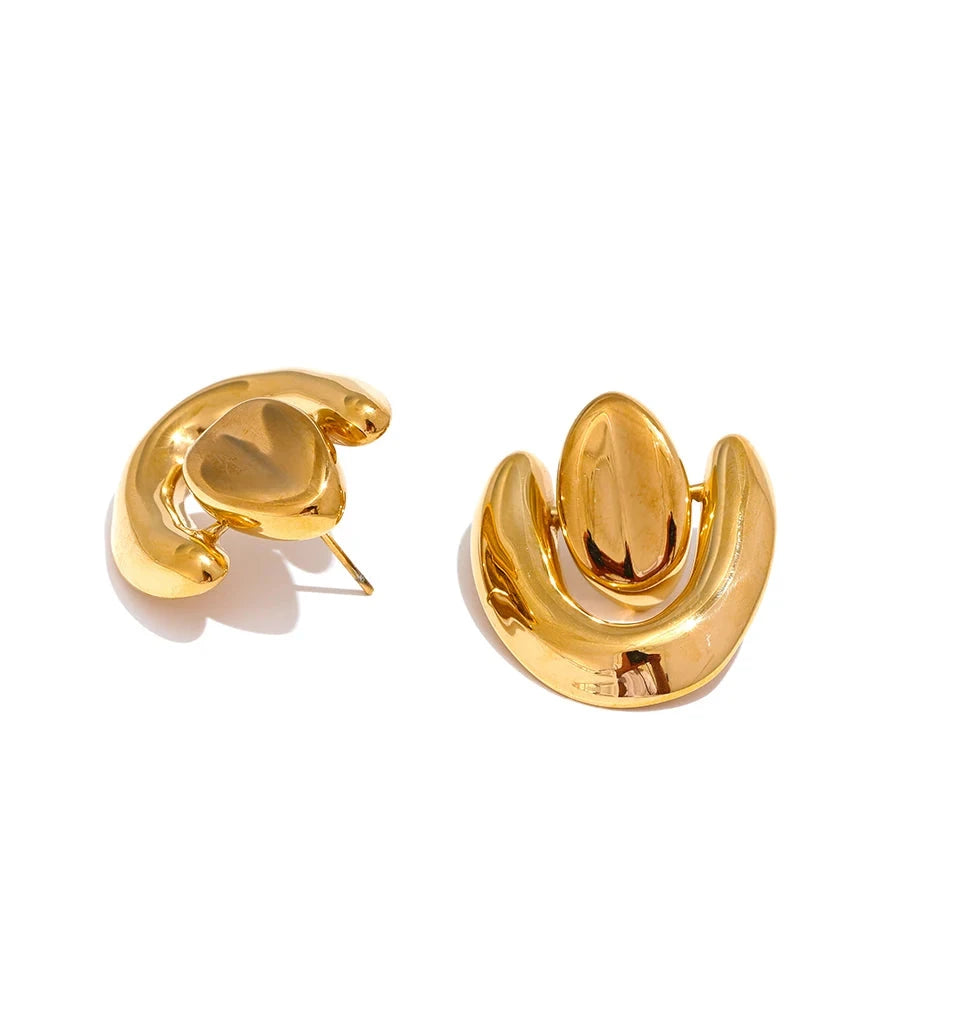 Nebula Gold Earring