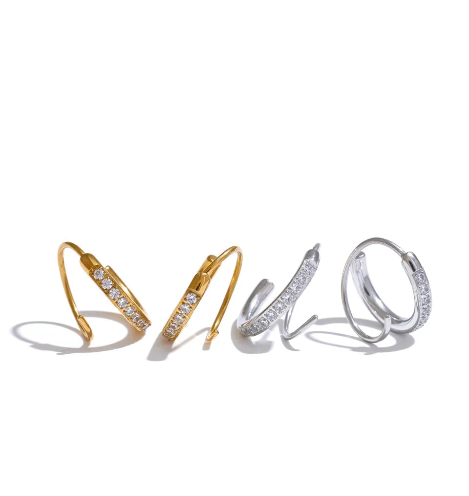 Zirca Hoop Earrings