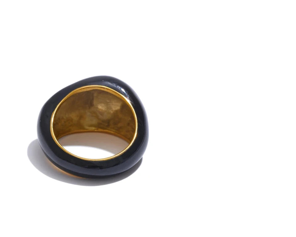 Aura Black Ring