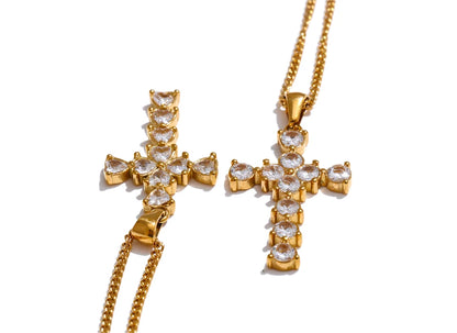 Golden Cross Necklace