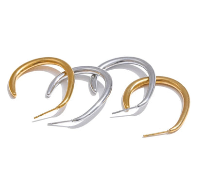 Smooth Hoops Earrings