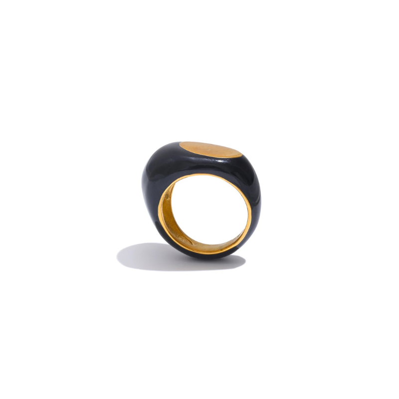 Aura Black Ring