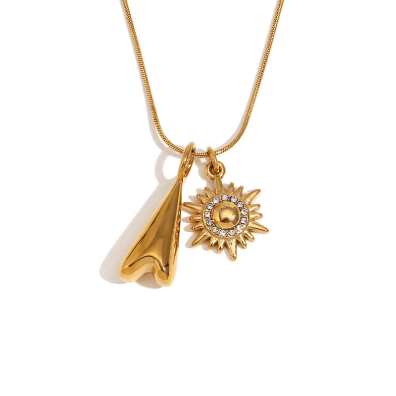 Golden Cone Necklace