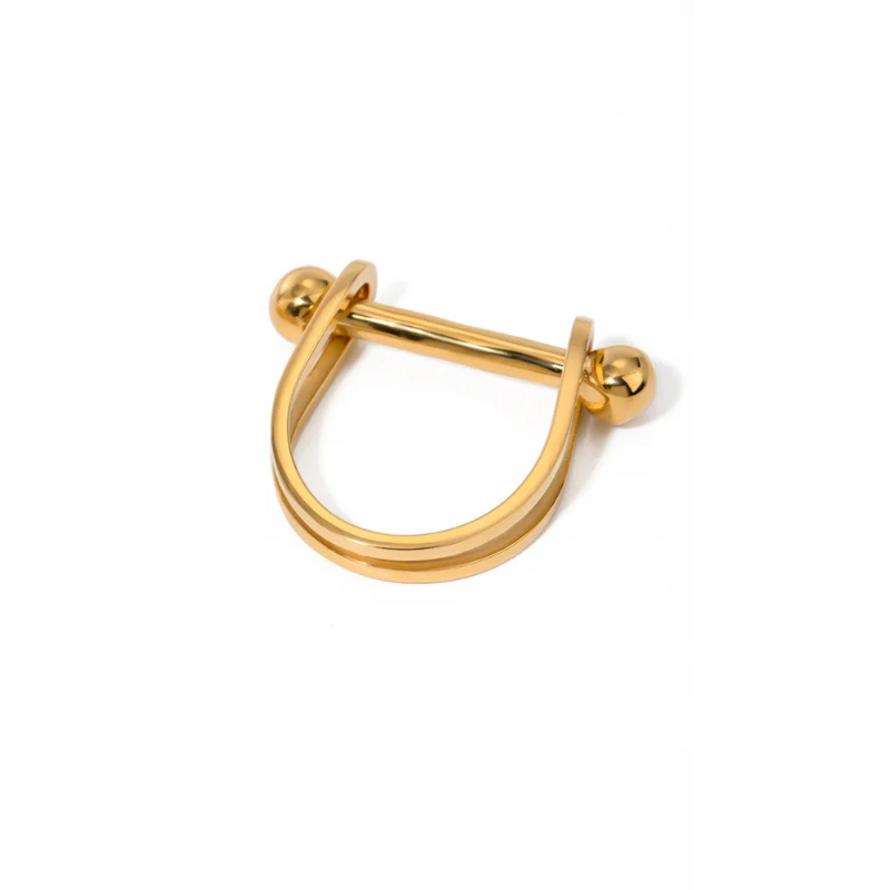 Horseshoe Gold Ring