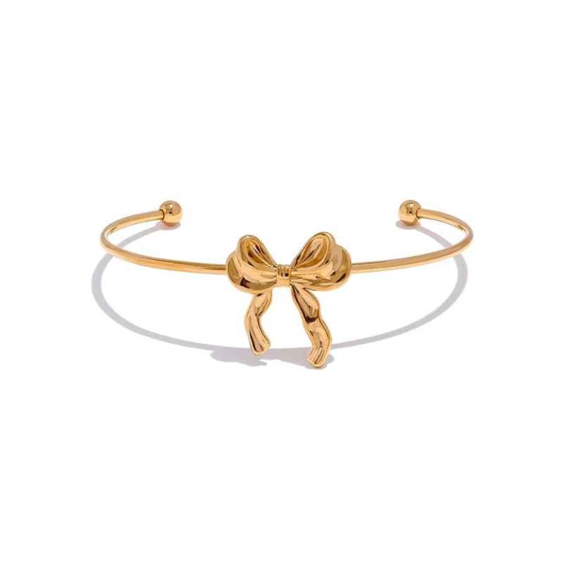 Bow Tie Gold Bracelet